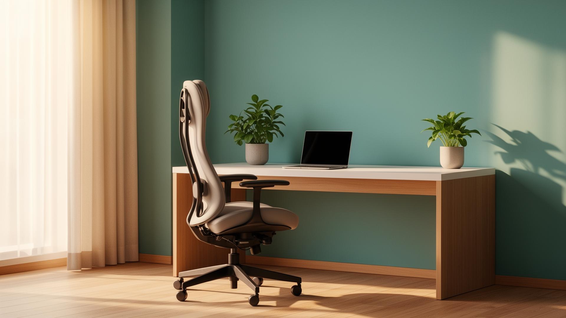 Silla ergonomica destacada para oficina y teletrabajo